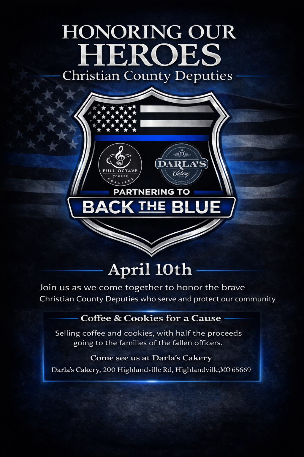 BACK THE BLUE BLEND