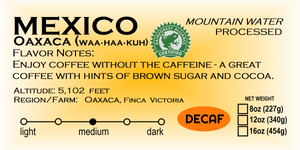 Mexican Mountain Water DECAF