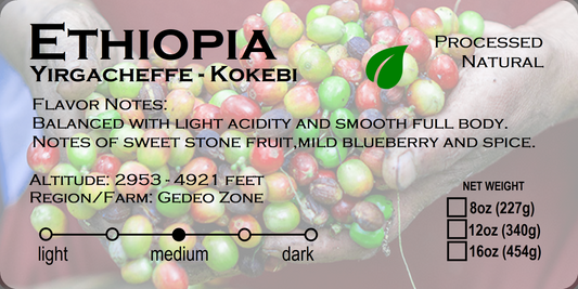 Ethiopia Yirgacheffe - Kokebi