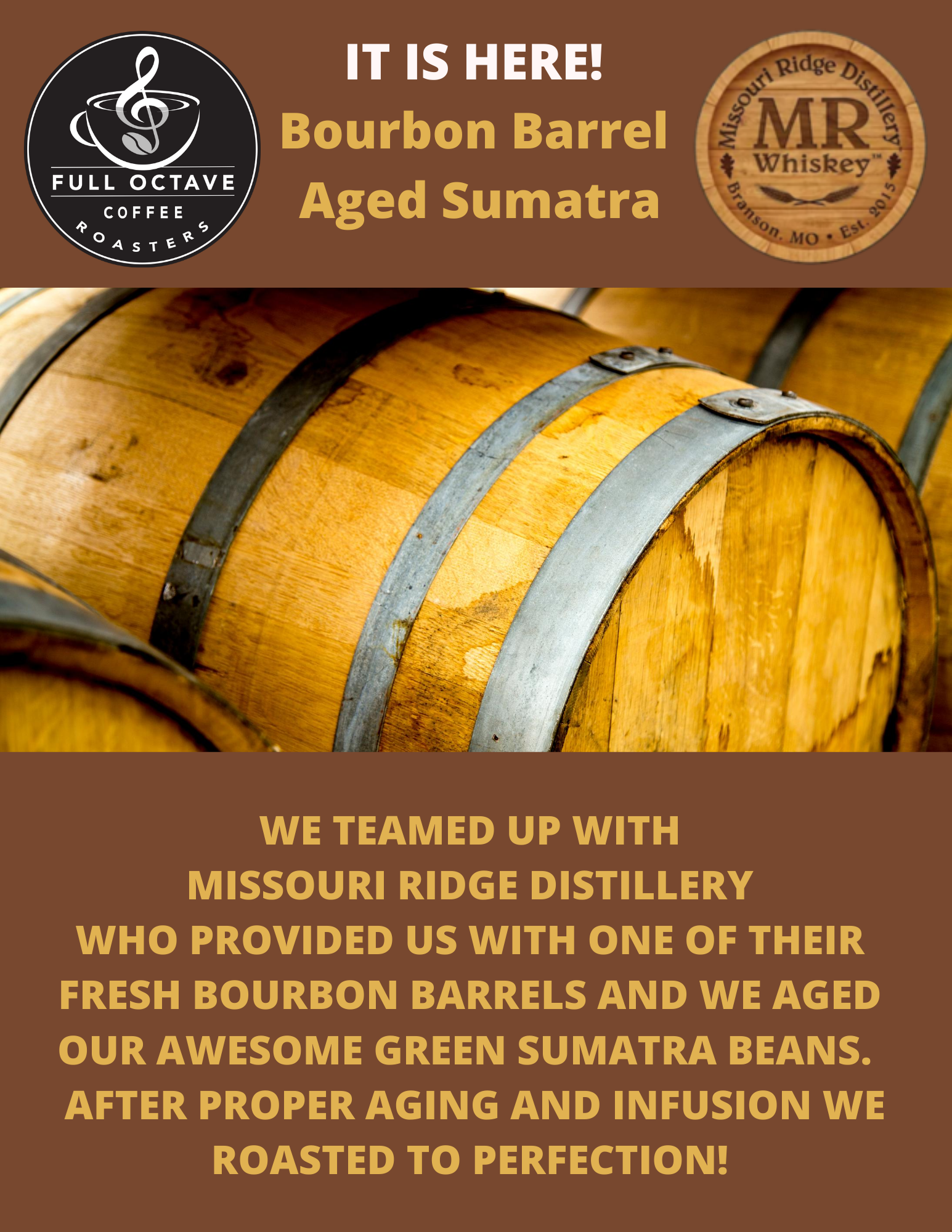Bourbon Barrel Aged Sumatra