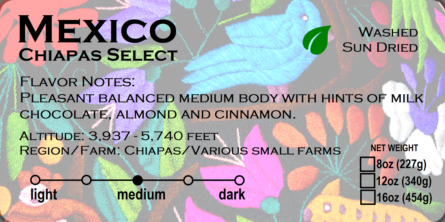 Mexico Chiapas Select