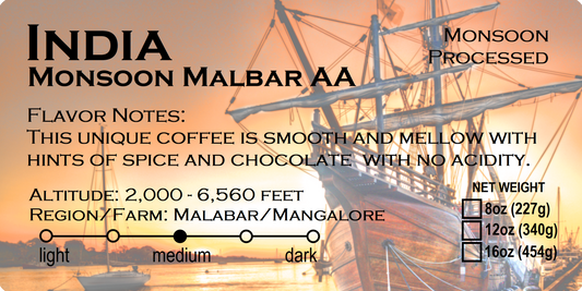 Indian Monsoon Malabar AA